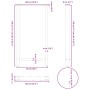 Patas de mesa de centro acero antracita 2 uds 60x(110-111) cm von , Tischbeine - Ref: Foro24-4013358, Preis: 126,75 €, Rabatt: %