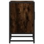 Mesita noche madera ingeniería roble ahumado 40x31x50cm metal by , Nightstands - Ref: Foro24-848713, Price: 36,92 €, Discount: %