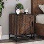 Mesitas noche 2 uds madera ingeniería marrón roble 40x31x50 cm by , Nightstands - Ref: Foro24-848718, Price: 66,51 €, Discoun...