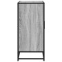 Aparador madera ingeniería y metal gris Sonoma 68x35x76 cm by , Sideboards - Ref: Foro24-848967, Price: 79,59 €, Discount: %