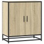 Aparador madera ingeniería y metal roble Sonoma 68x35x76 cm von , Sideboards - Ref: Foro24-848965, Preis: 77,16 €, Rabatt: %