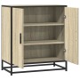 Aparador madera ingeniería y metal roble Sonoma 68x35x76 cm von , Sideboards - Ref: Foro24-848965, Preis: 77,16 €, Rabatt: %