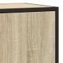 Aparador madera ingeniería y metal roble Sonoma 68x35x76 cm von , Sideboards - Ref: Foro24-848965, Preis: 77,16 €, Rabatt: %