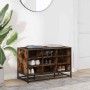 Banco zapatero madera de ingeniería roble ahumado 84x40x53,5 cm von , Bänke für Hallen und Lager - Ref: Foro24-849231, Preis:...