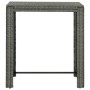 Garden bar furniture set 5 pieces synthetic rattan with gray armrests by vidaXL, Garden sets - Ref: Foro24-3064812, Price: 36...