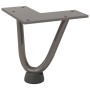 Patas mesa tipo horquilla 4uds acero macizo acero natural 10cm von , Tischbeine - Ref: Foro24-4012411, Preis: 27,10 €, Rabatt: %