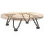 Patas mesa tipo horquilla 4uds acero macizo acero natural 10cm von , Tischbeine - Ref: Foro24-4012411, Preis: 27,10 €, Rabatt: %