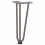 Patas mesa tipo horquilla 4 uds acero macizo acero natural 30cm by , Table legs - Ref: Foro24-4012439, Price: 49,89 €, Discou...