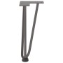 Patas mesa tipo horquilla 4 uds acero macizo acero natural 30cm by , Table legs - Ref: Foro24-4012439, Price: 49,89 €, Discou...