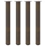 Patas para mesa de centro 4 uds acero acero natural 100-102 cm de , Patas para mesas - Ref: Foro24-4012479, Precio: 106,35 €,...