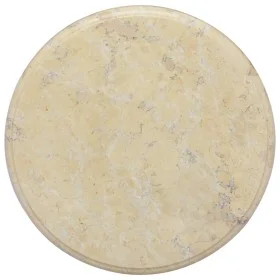 Tischplatte aus cremefarbenem Marmor Ø40x2,5 cm von vidaXL, Tischplatten - Ref: Foro24-149189, Preis: 81,64 €, Rabatt: %