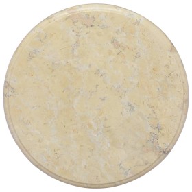 Tischplatte aus cremefarbenem Marmor Ø40x2,5 cm von vidaXL, Tischplatten - Ref: Foro24-149189, Preis: 83,26 €, Rabatt: %