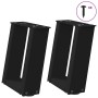 Patas de mesa de centro forma U 2uds acero negro 30x(30-31) cm by , Table legs - Ref: Foro24-4012736, Price: 55,82 €, Discoun...