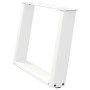 Patas de mesa de centro forma U 2uds acero blanco 60x(42-43) cm by , Table legs - Ref: Foro24-4012769, Price: 70,72 €, Discou...