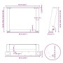 Patas de mesa de centro forma U 2uds acero blanco 60x(42-43) cm by , Table legs - Ref: Foro24-4012769, Price: 70,72 €, Discou...
