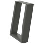 Patas para mesa de centro en forma de U 2 uds antracita acero by , Table legs - Ref: Foro24-4012762, Price: 59,12 €, Discount: %