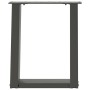 Patas para mesa de centro en forma de U 2 uds antracita acero by , Table legs - Ref: Foro24-4012762, Price: 59,12 €, Discount: %