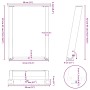 Patas para mesa de centro en forma de U 2 uds antracita acero by , Table legs - Ref: Foro24-4012762, Price: 59,12 €, Discount: %