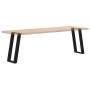 Patas de mesa consola en forma U 2 uds acero negro 28x(72-73)cm by , Table legs - Ref: Foro24-4012776, Price: 75,90 €, Discou...