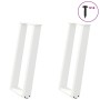 Patas de mesa consola forma U 2 uds acero blanco 38x(72-73) cm by , Table legs - Ref: Foro24-4012781, Price: 73,64 €, Discoun...