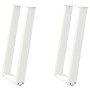 Patas de mesa consola forma U 2 uds acero blanco 38x(72-73) cm by , Table legs - Ref: Foro24-4012781, Price: 73,64 €, Discoun...