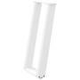Patas de mesa consola forma U 2 uds acero blanco 38x(72-73) cm by , Table legs - Ref: Foro24-4012781, Price: 73,64 €, Discoun...