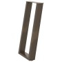 Patas mesa consola forma U 2 uds acero natural 38x(72-73) cm de , Patas para mesas - Ref: Foro24-4012783, Precio: 70,36 €, De...