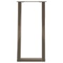Patas mesa consola forma U 2 uds acero natural 38x(72-73) cm de , Patas para mesas - Ref: Foro24-4012783, Precio: 70,36 €, De...