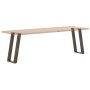 Patas mesa consola forma U 2 uds acero natural 38x(72-73) cm de , Patas para mesas - Ref: Foro24-4012783, Precio: 70,36 €, De...