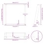 Patas para mesa de comedor en forma de U 2 uds acero blanco von , Tischbeine - Ref: Foro24-4012797, Preis: 95,00 €, Rabatt: %