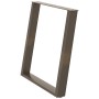 Patas para mesa comedor forma U 2uds acero natural 70x(72-73)cm by , Table legs - Ref: Foro24-4012795, Price: 86,18 €, Discou...