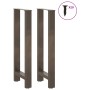 Patas para mesa de centro de acero natural 2 uds 40x(100-101)cm von , Tischbeine - Ref: Foro24-4013339, Preis: 106,65 €, Raba...