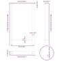 Patas para mesa de centro de acero natural 2 uds 60x(100-101)cm de , Patas para mesas - Ref: Foro24-4013347, Precio: 98,11 €,...
