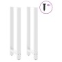 Patas de mesa de centro acero blanco 2 uds 50x(110-111) cm de , Patas para mesas - Ref: Foro24-4013353, Precio: 111,77 €, Des...