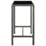 Garden table and high stools 5 pieces gray synthetic rattan by vidaXL, Garden sets - Ref: Foro24-3064844, Price: 343,85 €, Di...