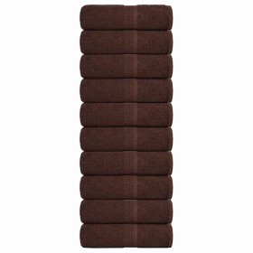 Toallas de jabón 10 uds marrón 30x30 cm 360 gsm 100% algodón by , Towels - Ref: Foro24-136754, Price: 25,69 €, Discount: %