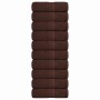 Toallas de jabón 10 uds marrón 30x30 cm 360 gsm 100% algodón by , Towels - Ref: Foro24-136754, Price: 25,69 €, Discount: %