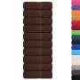 Toallas de jabón 10 uds marrón 30x30 cm 360 gsm 100% algodón by , Towels - Ref: Foro24-136754, Price: 25,69 €, Discount: %