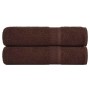 Toallas de ducha 2 uds 100% algodón marrón 70x140 cm 360 gsm von , Handtücher - Ref: Foro24-136761, Preis: 24,44 €, Rabatt: %