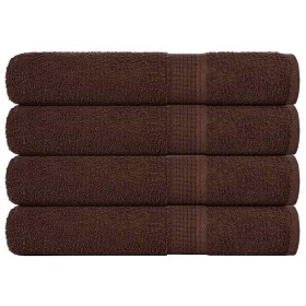 Toallas de sauna 4 uds 100% algodón marrón 80x200 cm 360 gsm von , Handtücher - Ref: Foro24-136768, Preis: 49,14 €, Rabatt: %