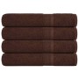 Toallas de sauna 4 uds 100% algodón marrón 80x200 cm 360 gsm von , Handtücher - Ref: Foro24-136768, Preis: 49,14 €, Rabatt: %