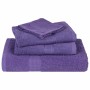 Toallas de baño 10 uds morado 100x150 cm 360 gsm 100% algodón de , Toallas - Ref: Foro24-136886, Precio: 102,35 €, Descuento: %
