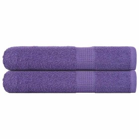 Toallas 2 uds 100% algodón morado 100x200 cm 600 gsm by , Towels - Ref: Foro24-136890, Price: 41,36 €, Discount: %
