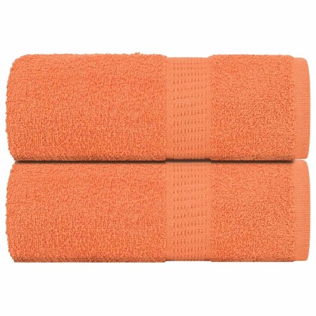 Toallas de visita 2 piezas naranja 30x50cm 360 gsm 100% algodón de , Toallas - Ref: Foro24-136899, Precio: 15,05 €, Descuento: %