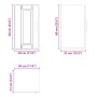 Armario de pared para cocina Porto madera de ingeniería blanca von , Küchenschränke - Ref: Foro24-854017, Preis: 53,89 €, Rab...