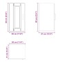 Mueble de pared cocina madera contrachapada Porto roble sonoma von , Küchenschränke - Ref: Foro24-854020, Preis: 48,56 €, Rab...