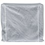 Leñero con protector de lluvia 150x25x150 cm acero galvanizado by , Firewood bags and holders - Ref: Foro24-4100709, Price: 4...