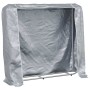 Leñero con protector de lluvia 150x25x150 cm acero galvanizado by , Firewood bags and holders - Ref: Foro24-4100709, Price: 4...