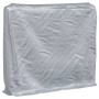 Leñero con protector de lluvia 150x25x150 cm acero galvanizado by , Firewood bags and holders - Ref: Foro24-4100709, Price: 4...