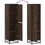 Aparador alto madera ingeniería marrón roble 35,5x35x139cm von , Sideboards - Ref: Foro24-849058, Preis: 95,51 €, Rabatt: %